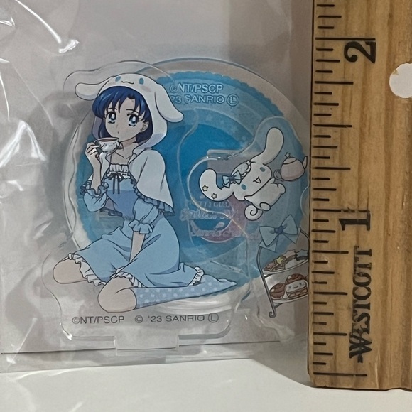 2023 Sanrio/Sailor Moon Small Acrylic Stand-Cinnamoroll and Sailor Mercury - Picture 4 of 5